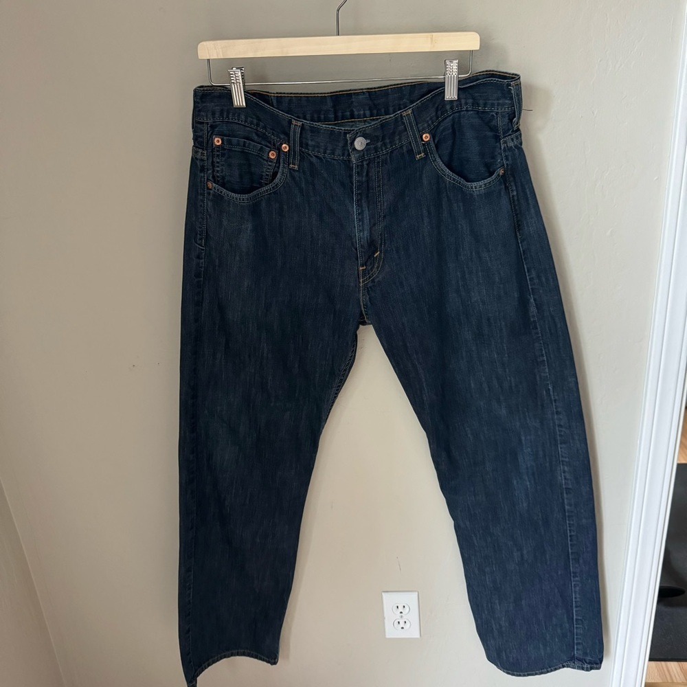 LEVI’S 569 Red Tab Loose Straight Leg Jeans Denim 100% Cotton Size 34 x 34 - Picture 9 of 14